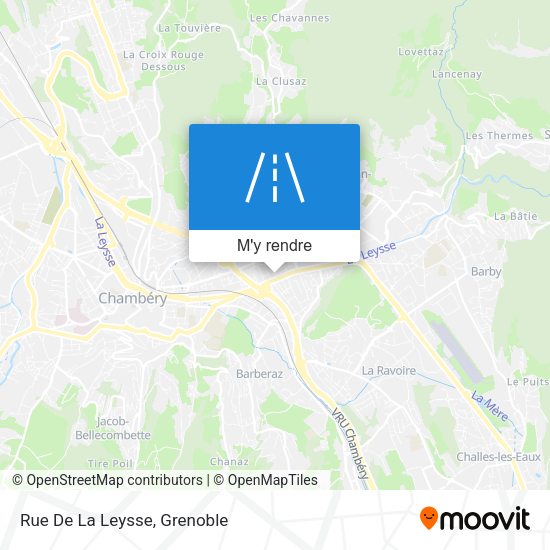 Rue De La Leysse plan