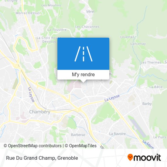 Rue Du Grand Champ plan