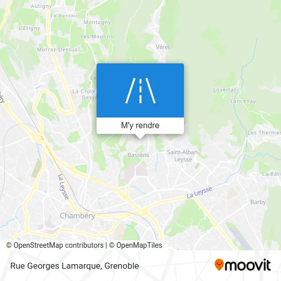 Rue Georges Lamarque plan