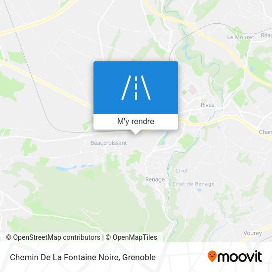 Chemin De La Fontaine Noire plan