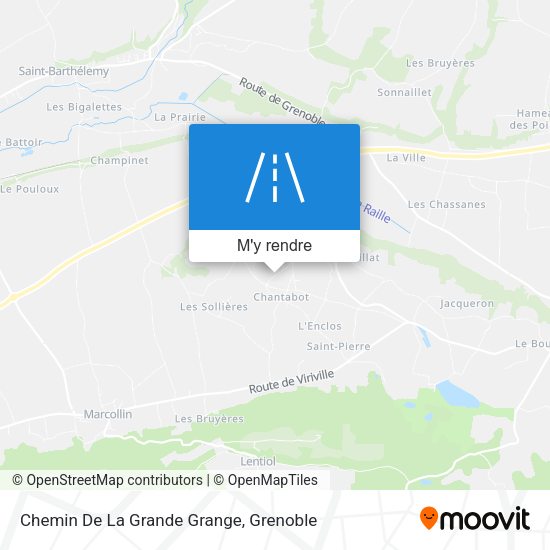 Chemin De La Grande Grange plan