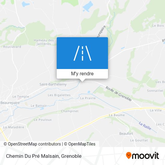 Chemin Du Pré Malsain plan