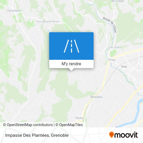 Impasse Des Plantées plan
