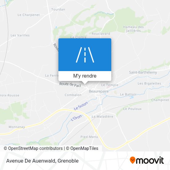 Avenue De Auenwald plan