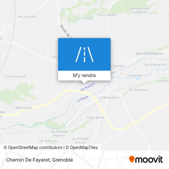 Chemin De Fayaret plan