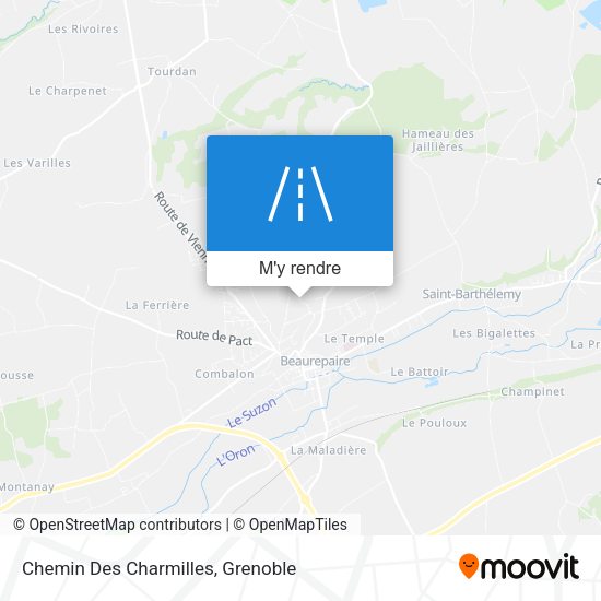 Chemin Des Charmilles plan