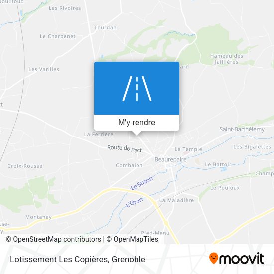 Lotissement Les Copières plan
