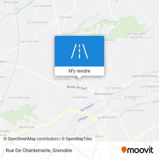 Rue De Chantemerle plan