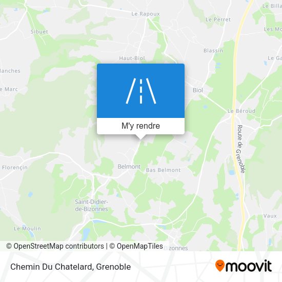 Chemin Du Chatelard plan