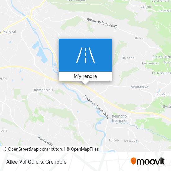 Allée Val Guiers plan