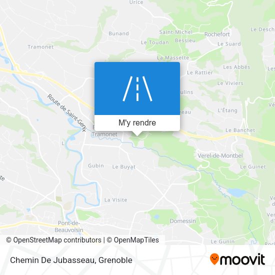 Chemin De Jubasseau plan