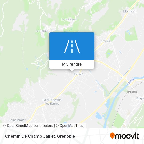 Chemin De Champ Jaillet plan