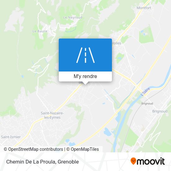 Chemin De La Proula plan