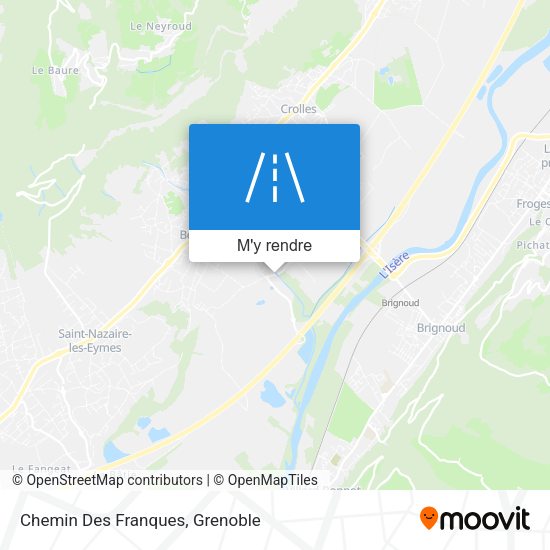 Chemin Des Franques plan