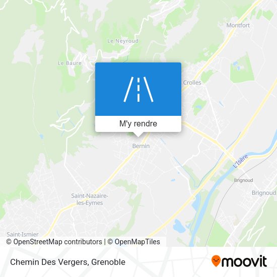 Chemin Des Vergers plan