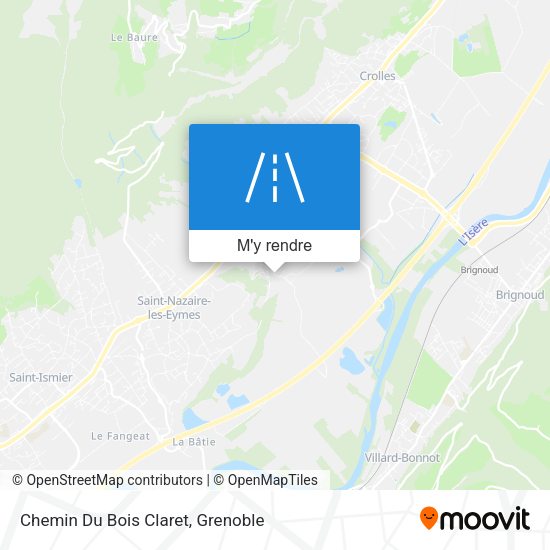 Chemin Du Bois Claret plan