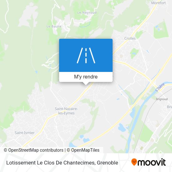 Lotissement Le Clos De Chantecimes plan