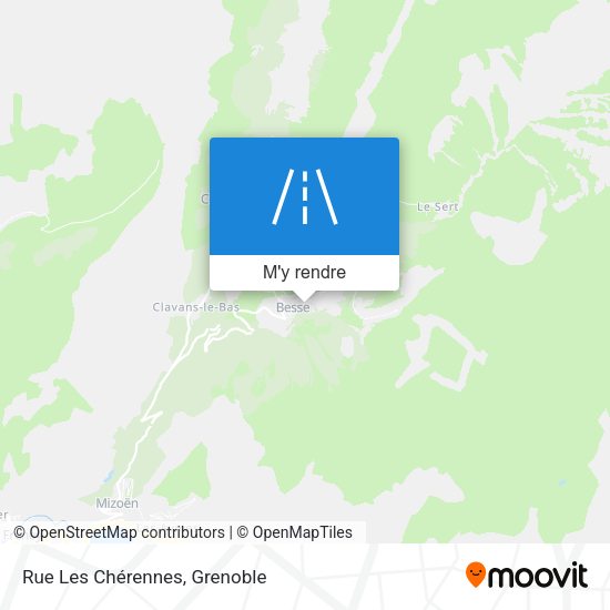 Rue Les Chérennes plan