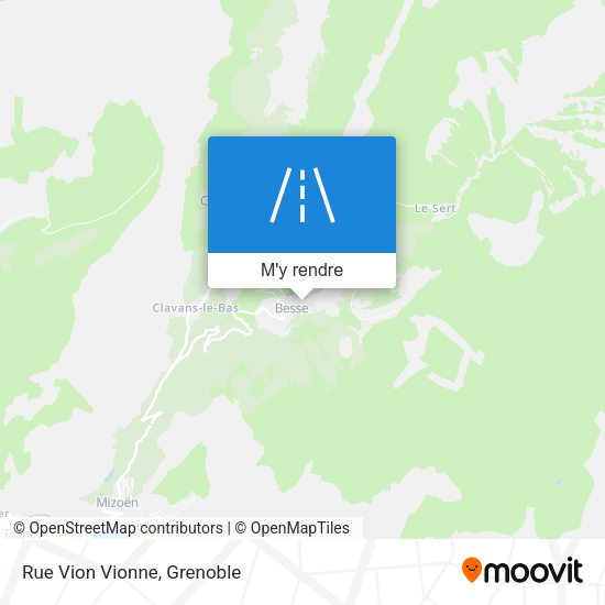 Rue Vion Vionne plan
