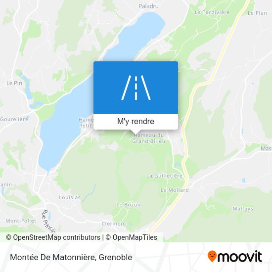 Montée De Matonnière plan