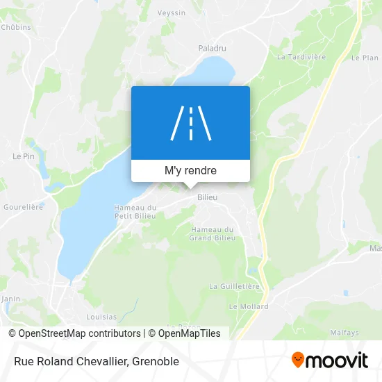 Rue Roland Chevallier plan