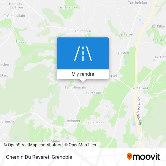 Chemin Du Reveret plan