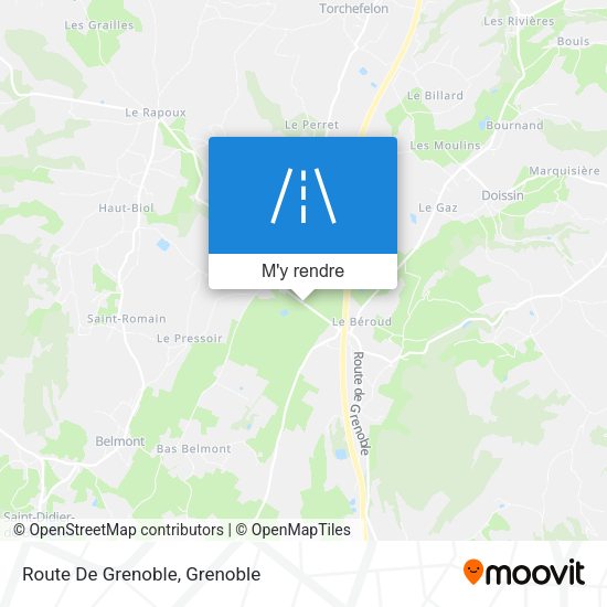 Route De Grenoble plan