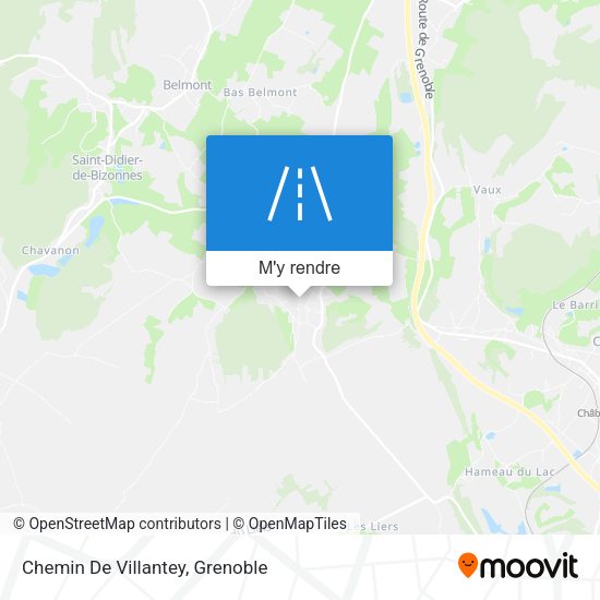 Chemin De Villantey plan