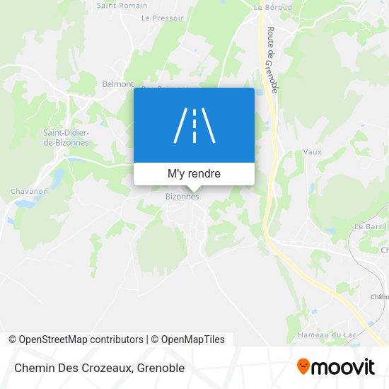 Chemin Des Crozeaux plan