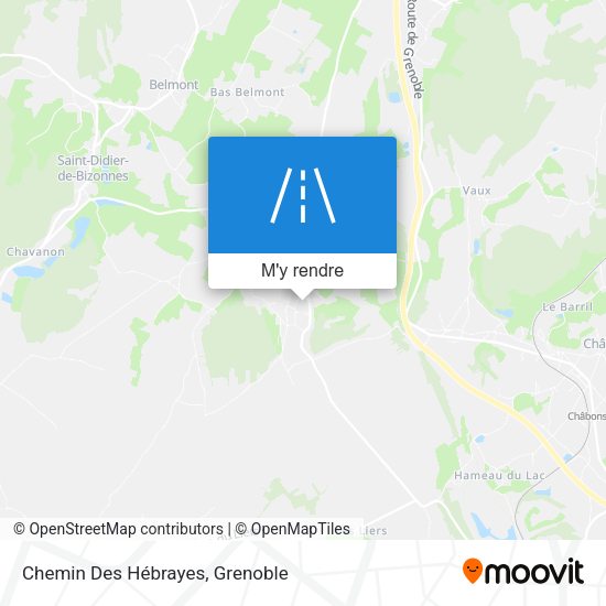 Chemin Des Hébrayes plan