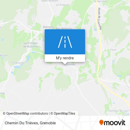 Chemin Du Trièves plan