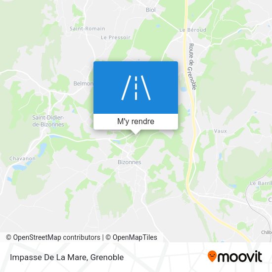 Impasse De La Mare plan