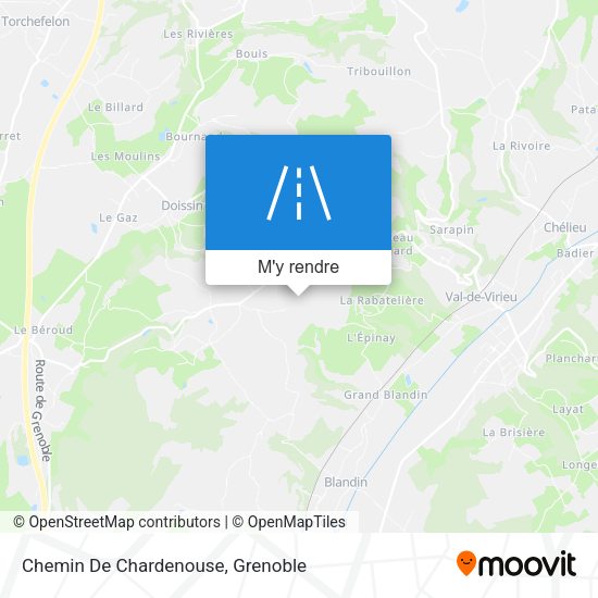 Chemin De Chardenouse plan