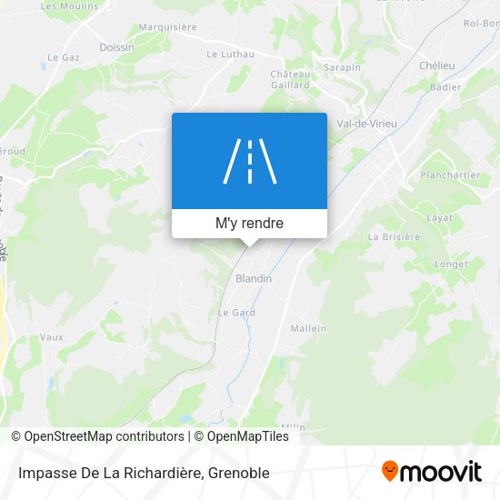 Impasse De La Richardière plan