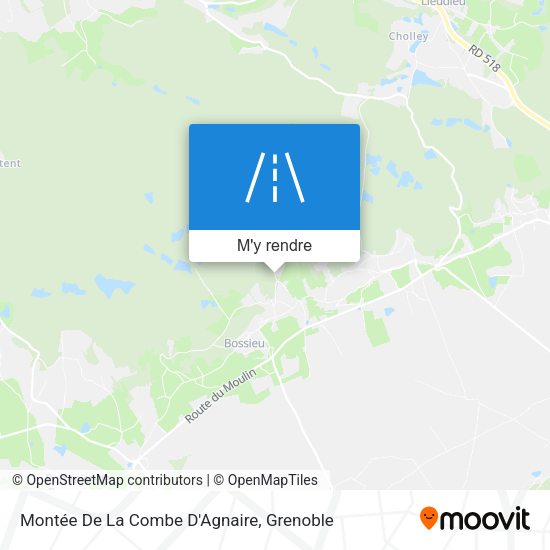 Montée De La Combe D'Agnaire plan