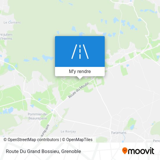 Route Du Grand Bossieu plan