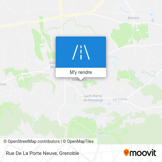 Rue De La Porte Neuve plan