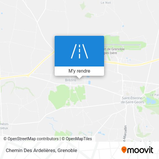 Chemin Des Ardelières plan