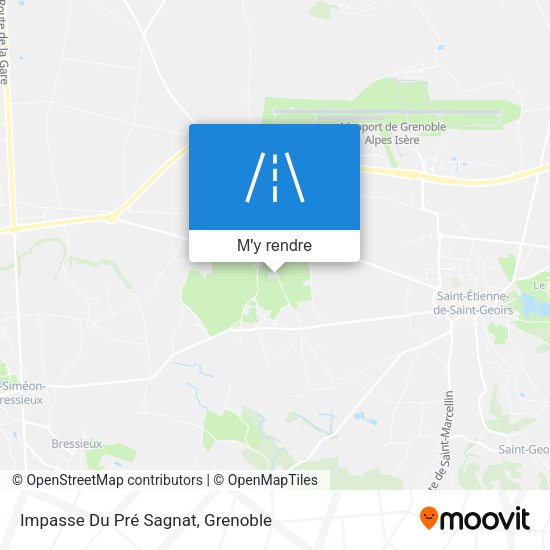 Impasse Du Pré Sagnat plan
