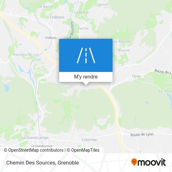 Chemin Des Sources plan