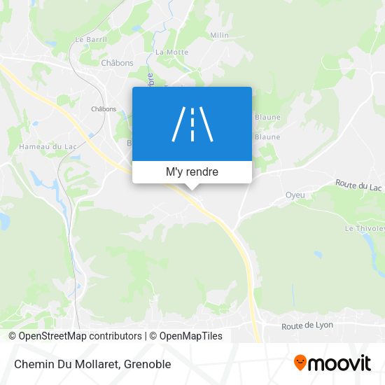Chemin Du Mollaret plan