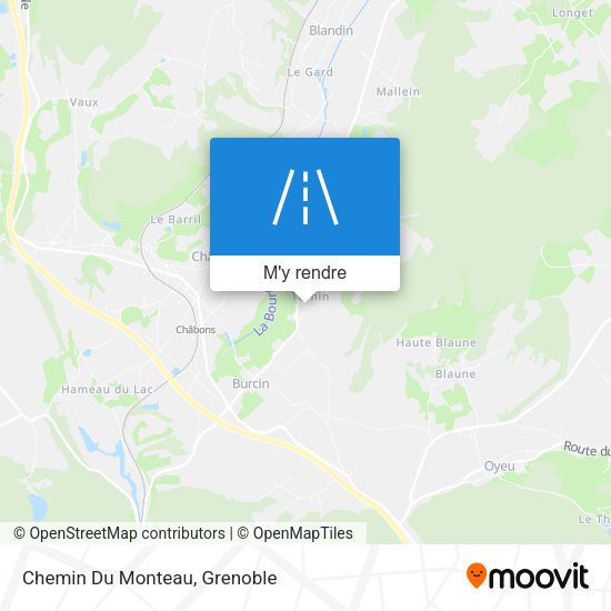 Chemin Du Monteau plan