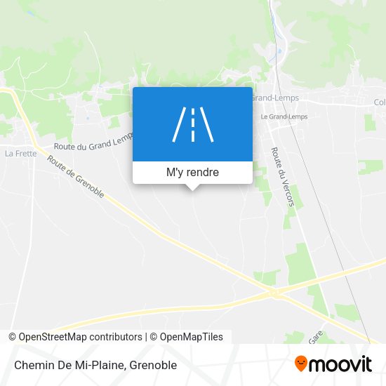 Chemin De Mi-Plaine plan