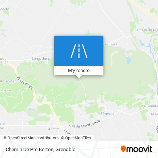 Chemin De Pré Berton plan