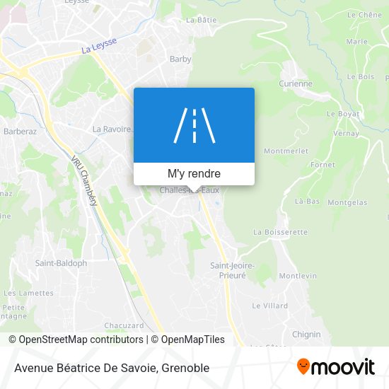 Avenue Béatrice De Savoie plan