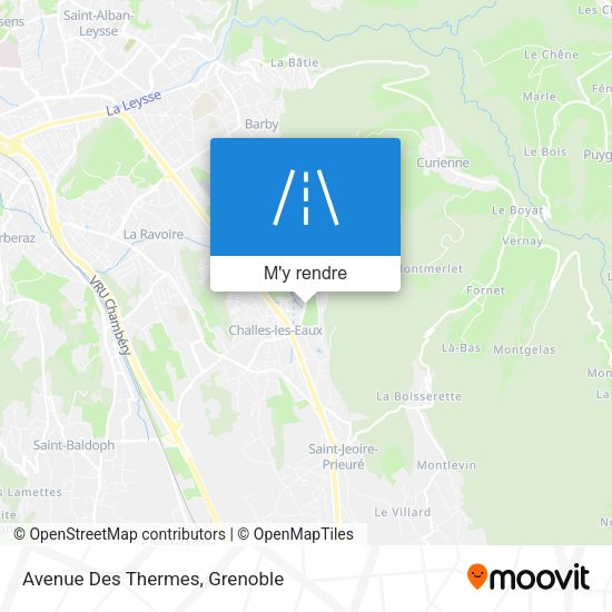 Avenue Des Thermes plan