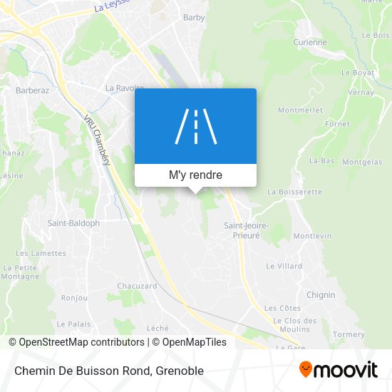 Chemin De Buisson Rond plan