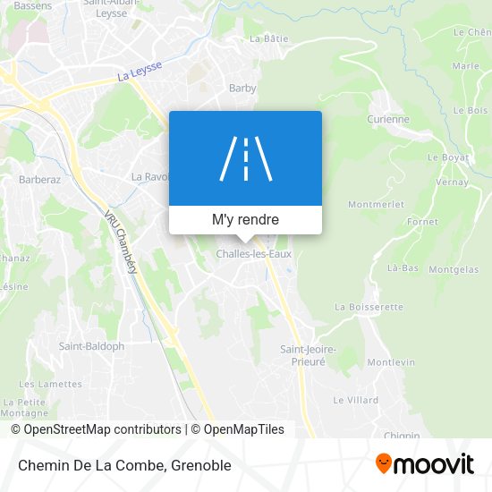 Chemin De La Combe plan