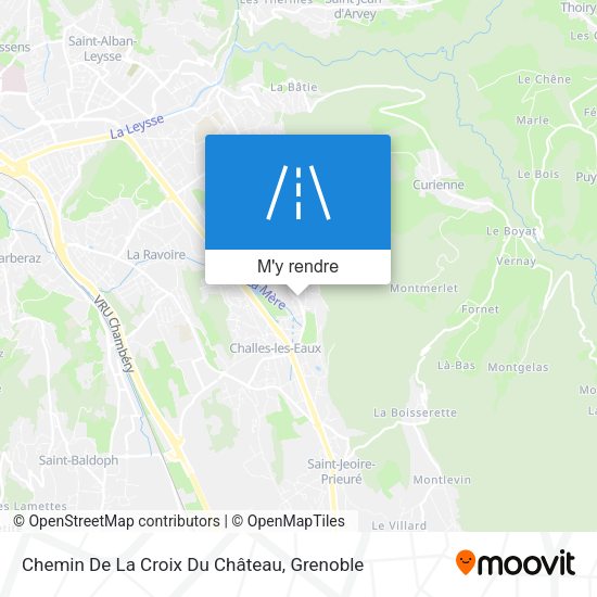Chemin De La Croix Du Château plan