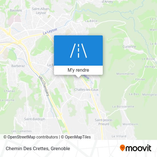 Chemin Des Crettes plan